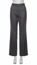 Structured Cotton Wide-Leg Trousers